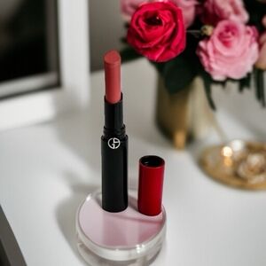 Giorgio Armani Lip Power Longwear Vivid Lip Color 108 IN LOVE Lipstick NIB 3.1gr